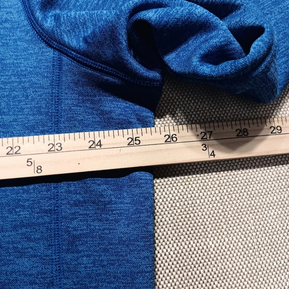 Adidas Kansas Jayhawks Team Issued 1/4 zip pullover, XL, Blue, Excellent cond. - Picture 6 of 7